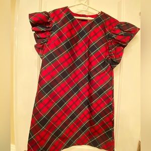 Janie & Jack Holiday Plaid Taffeta Dress